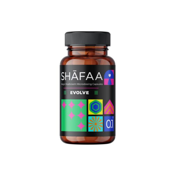 Shafaa Evolve Magic Mushroom Microdosing Cognition Capsules For Sale